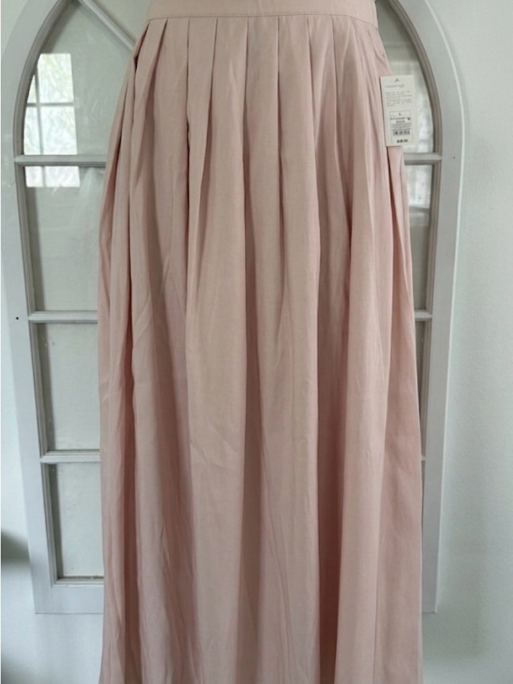 NWT full length (39inches) Maxi Skirt - Blush Pink size Large